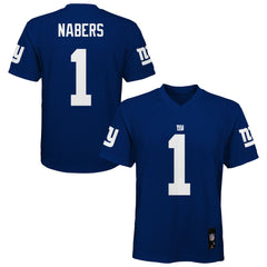 Malik Nabers New York Giants Outerstuff Preschool Replica Player Jersey Royal
