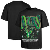 Milwaukee Bucks '47 Past Champs Collection Flashbulb Foundation T-Shirt Black | 47 brand for sale