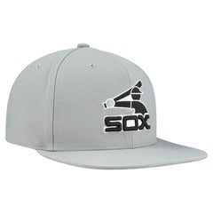 Chicago White Sox Mitchell & Ness Cooperstown Collection Basic Flip Snapback Hat - Gray - Mitchell & Ness Online