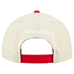 St. Louis Cardinals Mitchell & Ness Cooperstown Collection Basic Flip Snapback Hat - Cream - Mitchell & Ness Lifestyle