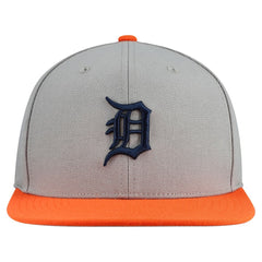 Detroit Tigers Mitchell & Ness Basic Flip Snapback Hat - Gray - Mitchell & Ness Discount