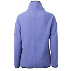 New England Patriots Cutter & Buck Women's Cascade Eco Fleece Half-Zip Jacket Lavender