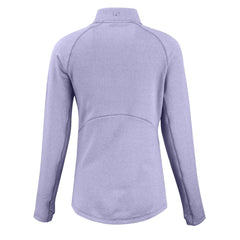 Green Bay Packers Cutter & Buck Women's Peshastin Eco Fleece Recycled Half-Zip Top Purple