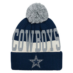 Dallas Cowboys Outerstuff Youth Modern Fan Cuffed Knit Hat with Pom Navy