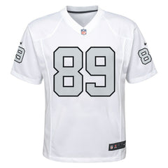 Nike Brock Bowers Las Vegas Raiders Youth Alternate Game Jersey White