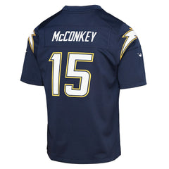 Nike Ladd McConkey Los Angeles Chargers Youth Alternate Super Chargers Game Player Jersey Navy