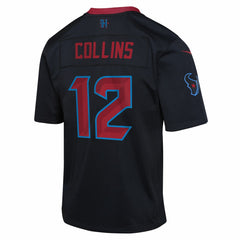 Nike Nico Collins Houston Texans Youth Alternate Game Jersey Navy