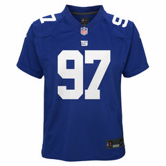 Nike Dexter Lawrence New York Giants Youth Game Jersey Royal