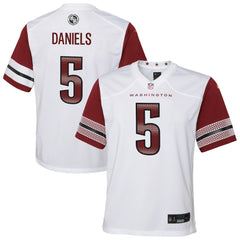 Nike Jayden Daniels Washington Commanders Youth Game Jersey White