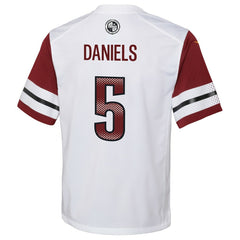 Nike Jayden Daniels Washington Commanders Youth Game Jersey White