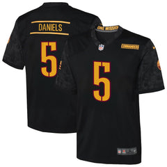 Nike Jayden Daniels Washington Commanders Youth Alternate Game Jersey Black