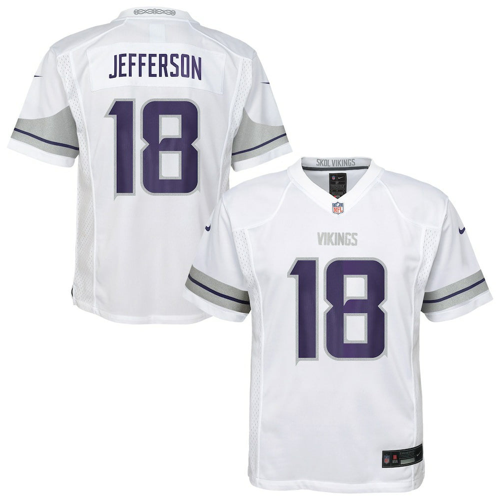 Nike Justin Jefferson Minnesota Vikings Preschool Alternate Player Game Jersey White
