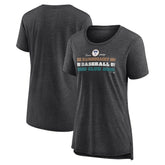 Arizona Diamondbacks Women's Power Swing Tri-Blend T-Shirt - Gray - MLB Discount