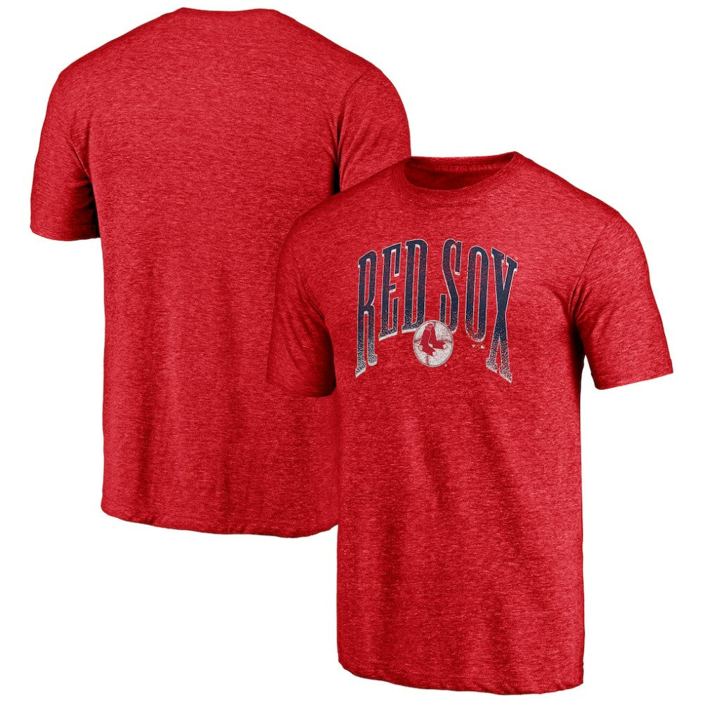 Boston Red Sox Line Corps Tri-Blend T-Shirt - Red - MLB Lifestyle