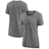 Chicago White Sox Women's Weathered Official Logo Tri-Blend T-Shirt - Gray - MLB Online
