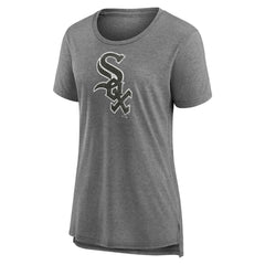 Chicago White Sox Women's Weathered Official Logo Tri-Blend T-Shirt - Gray - MLB Online