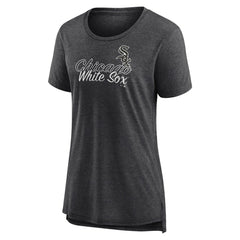 Chicago White Sox Women's Practice Time Tri-Blend T-Shirt - Gray - MLB Sale