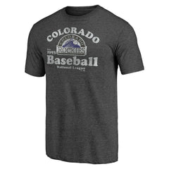Colorado Rockies Our Game Tri-Blend T-Shirt - Charcoal - MLB Sale