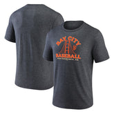 San Francisco Giants Bay City Baseball Tri-Blend T-Shirt - Charcoal - MLB Sale