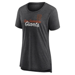 San Francisco Giants Women's Practice Time Tri-Blend T-Shirt - Gray - MLB on Sale