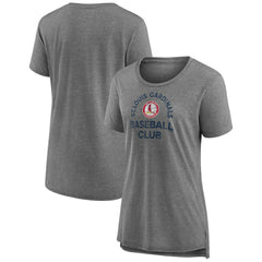 St. Louis Cardinals Women's Selected First Tri-Blend T-Shirt - Gray - MLB on Sale