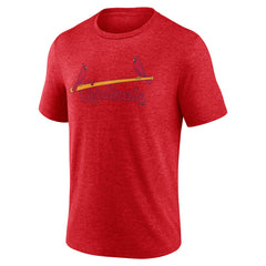 St. Louis Cardinals Cooperstown Series Sweep Tri-Blend T-Shirt - Red - MLB Online