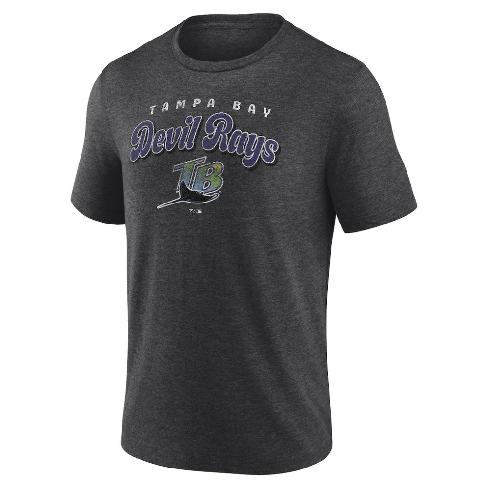 Tampa Bay Rays Wonderment Tri-Blend T-Shirt - Charcoal - MLB Discount