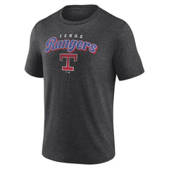 Texas Rangers Wonderment Tri-Blend T-Shirt - Charcoal - MLB Sale