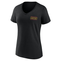 Bryant Young San Francisco 49ers Women's Hall of Fame V-Neck T-Shirt Black