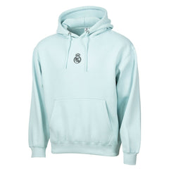 Real Madrid Sport Design Sweden Streetwear Relaxed Pullover Hoodie Light Blue