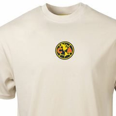 Club America Sport Design Sweden Youth Game Day Graphic T-Shirt Tan