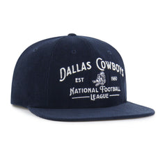 47 brand Dallas Cowboys '47 Whitlock Captain Corduroy Adjustable Hat Navy
