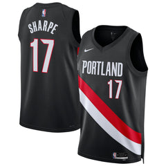 Shaedon Sharpe Portland Trail Blazers Unisex Swingman Jersey Icon Edition Black | Nike