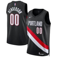 Scoot Henderson Portland Trail Blazers Unisex Swingman Jersey Icon Edition Black | Nike US