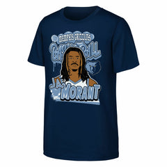 Ja Morant Memphis Grizzlies Outerstuff Youth Baller T-Shirt Navy