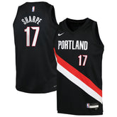 Shaedon Sharpe Portland Trail Blazers Youth Icon Edition Swingman Jersey Black | Nike
