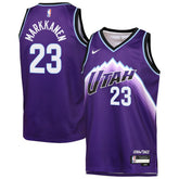 Lauri Markkanen Utah Jazz Youth Icon Edition Swingman Jersey Purple | Nike outlet