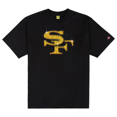 San Francisco 49ers GOLF WANG Cutout T-Shirt Black