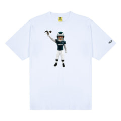 Philadelphia Eagles GOLF WANG Bobblehead T-Shirt White
