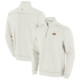 San Francisco Giants Tommy Bahama Sport Tobago Bay Tri-Blend Half-Zip Sweatshirt - Cream - MLB Online