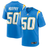 Nike Caleb Murphy Los Angeles Chargers Team Game Jersey Powder Blue