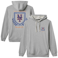 New York Mets TravisMathew Fleece Stadium Hoodie - Gray - MLB Lifestyle