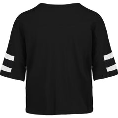47 brand Pittsburgh Steelers '47 Women's Premier Scout Cropped V-Neck T-Shirt Black