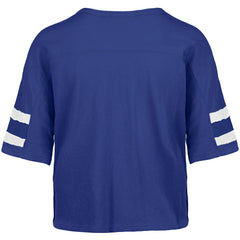 47 brand Indianapolis Colts '47 Women's Premier Scout Cropped V-Neck T-Shirt Royal