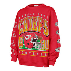 47 brand Kansas City Chiefs '47 Women's Go Big Oversized Pullover Sweatshirt Red
