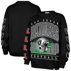 47 brand Las Vegas Raiders '47 Women's Go Big Oversized Pullover Sweatshirt Black