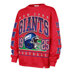 47 brand New York Giants '47 Women's Go Big Oversized Pullover Sweatshirt Red
