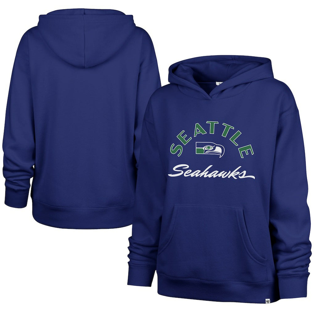 47 brand Seattle Seahawks '47 Women's Whirlwind Naomi Pullover Hoodie Royal