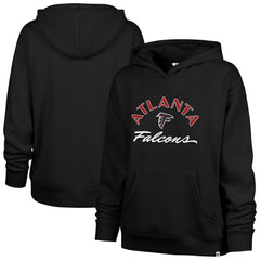 47 brand Atlanta Falcons '47 Women's Whirlwind Naomi Pullover Hoodie Black