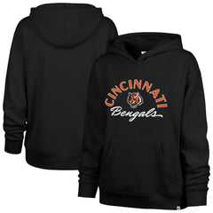 47 brand Cincinnati Bengals '47 Women's Whirlwind Naomi Pullover Hoodie Black
